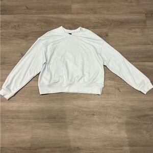 Old Navy Women's Light Sky Blue Crewneck Sweatshirt Medium